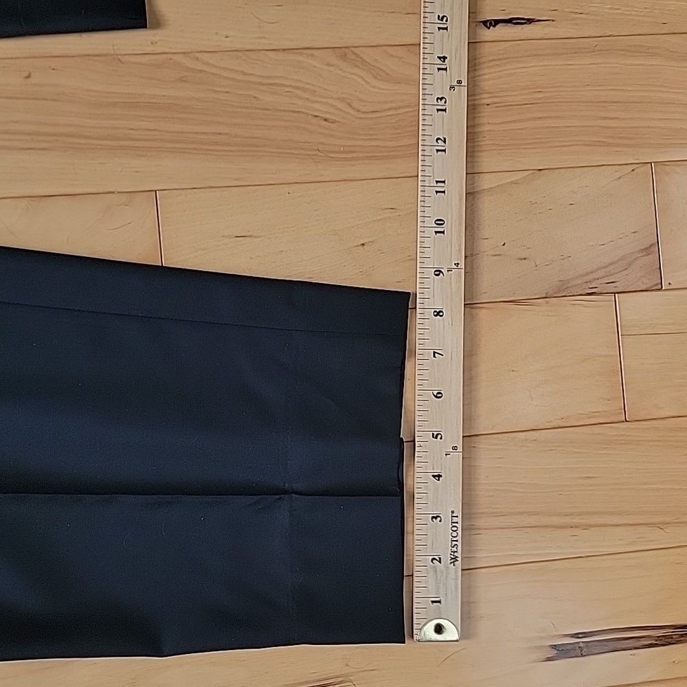 Canali exclusive black Pleatsd Suit Pantz Dress Pants 34w - Picture 5 of 11